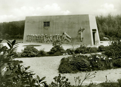 Dortmund, um 1965, Das Mahnmal in der Bittermark, Stadtarchiv Dortmund