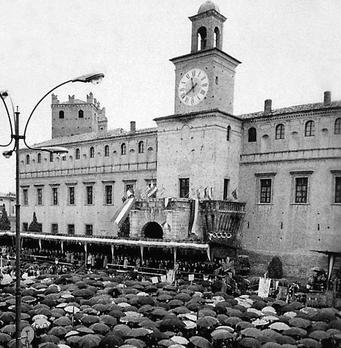 Carpi, 1973, Gedenkveranstaltung zur Eröffnung des Museums, Fondazione Fossoli