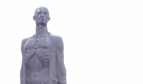 Gardelegen, 2006, Die 1973 aufgestellte Bronzeplastik von Jochen Sendler, Thomas Herrmann, Berlin