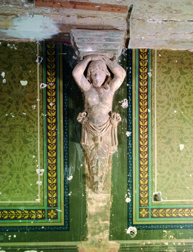 Erfurt, 2009, Stuckfigur im Tanzsaal, Stadtverwaltung Erfurt 