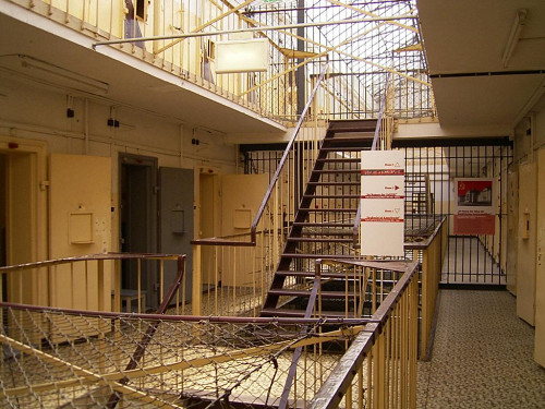 Schwerin, 2004, Gefangenenhaus, Dokumentationszentrum