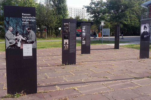Berlin-Marzahn, 2019, Ansicht der Freiluftausstellung, Stiftung Denkmal