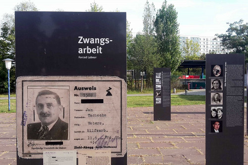 Berlin-Marzahn, 2019, Detailansicht der Freiluftausstellung, Stiftung Denkmal