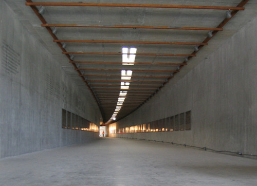 Lodz, 2006, Ausstellung im Tunnel, Stiftung Denkmal, Uta Fröhlich