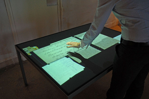 Compiégne, 2008, Blick in die Ausstellung, Mémorial de l'internement et de la déportation Camp de Royallieu