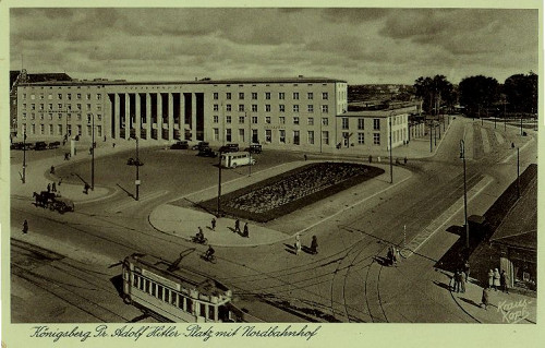 Königsberg, o.D., Der Platz vor dem Nordbahnhof in der Zeit des Nationalsozialismus, Stiftung Denkmal