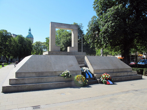 Hannover, 2012, Mahnmal in der Innenstadt Hannovers, Projekt Erinnerungskultur Hannover