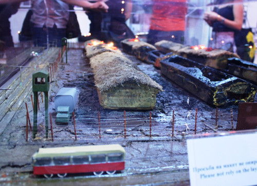 Odessa, 2012, Modell eines Lagers in Transnistrien, Stiftung Denkmal