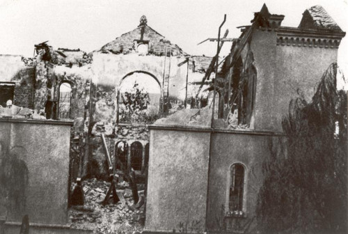 Freiburg, o.D., Zerstörte Synagoge, Stadtarchiv Freiburg