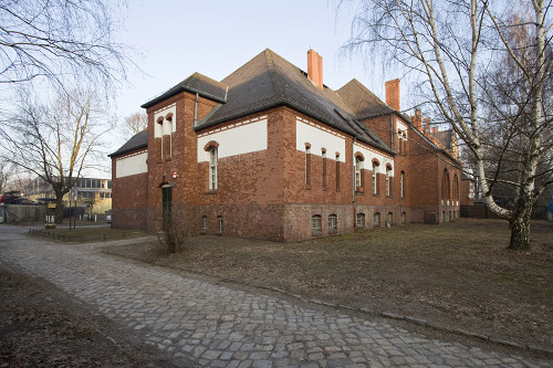 Berlin, 2011, Außenansicht der Gedenkstätte, Gedenkort Papestraße, Johannes Kramer