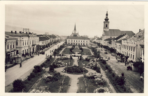 Sighet, um 1940, Ansicht der Stadt, gemeinfrei