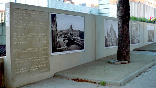 Straßburg, 2012, Erinnerungszeichen für die Alte Synagoge, Claude Truong-Ngoc/Wikimédia Commons
