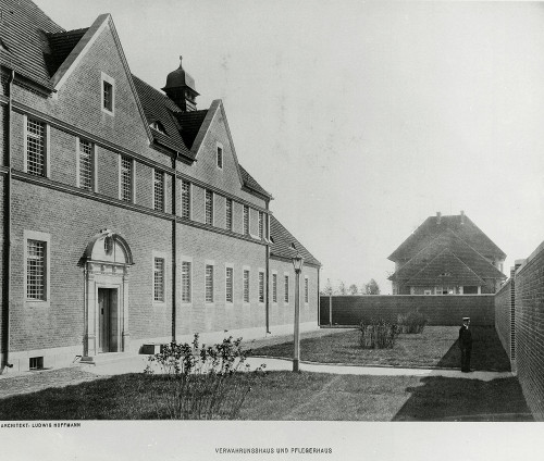 Berlin-Buch, 1908, Gebäude der Heilanstalt, Landesarchiv Berlin 