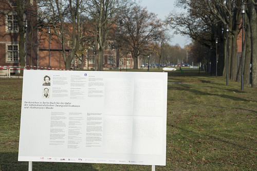 Berlin-Buch, 2013, Informationstafel, Galerie Pankow, Gerhard Zwickert