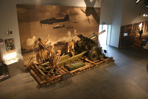 Minsk, 2014, Blick in die Ausstellung, Belorusskij gosudarstwennyj muzej istorii welikoj otetschestwennoj wojny