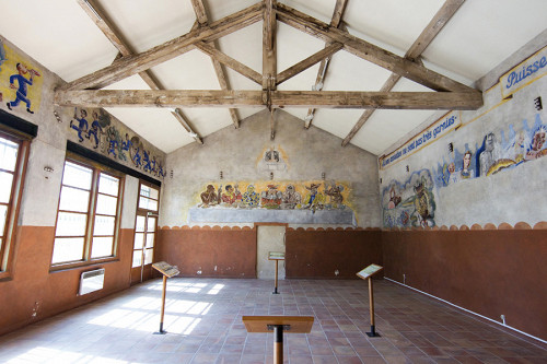 Les Milles, um 2012, Ehemaliger Speisesaal der Gefangenen, Fondation du camp des Milles-Mémoire et Éducation
