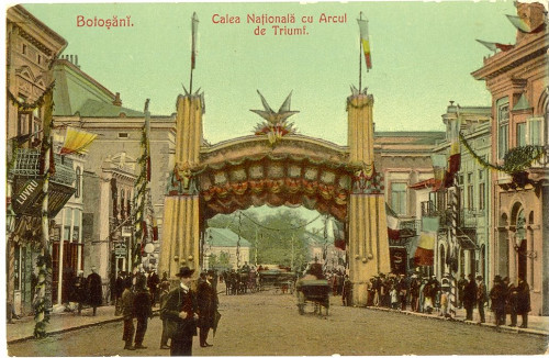 Botoschan, o.D., Alte Ortsansicht, gemeinfrei