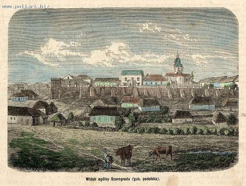 Scharhorod, 19. Jahrhundert, Historische Ortsaufnahme, gemeinfrei