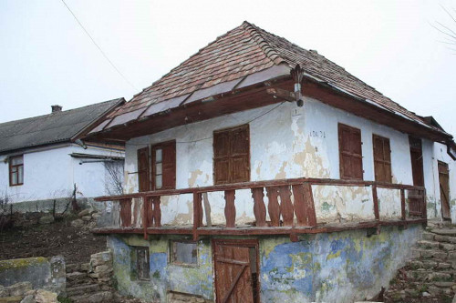 Scharhorod, 2017, Typisches Haus des früheren Shtetls, Jewgennij Schnajder