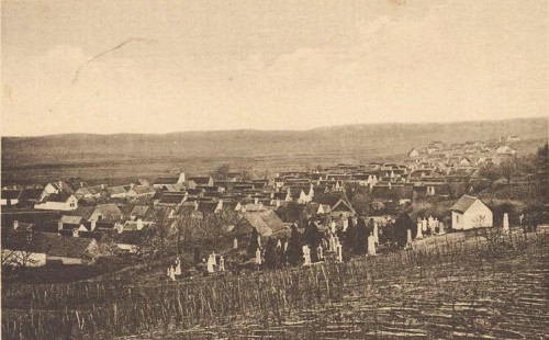 Balf, um 1940, Ansicht des Dorfes, Győri megyei könyvtár