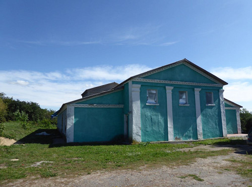 Plyskiw, 2017, Die heute als Kulturzentrum benutzte ehemalige Synagoge, Stiftung Denkmal