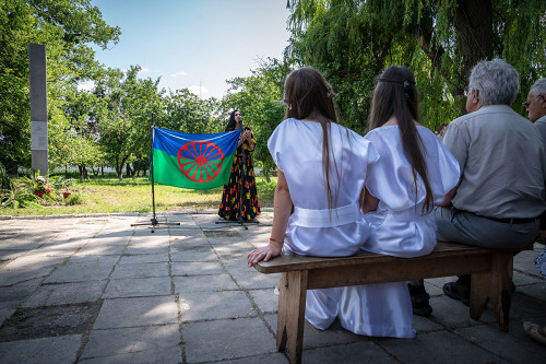 Ivanopil, 2019, Gedenkveranstaltung bei der Einweihung der Informationsstele, Stiftung Denkmal, Anna Voitenko