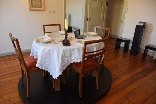 Breisach, 2019, Blick in die Dauerausstellung »Jüdisches Leben in Breisach 1931«, Gedenk- und Bildungsstätte das Blaue Haus