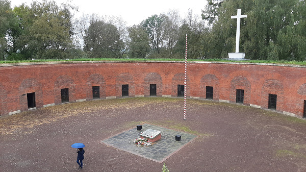 Zamość, 2021, Innenansicht der Rotunde, Stiftung Denkmal