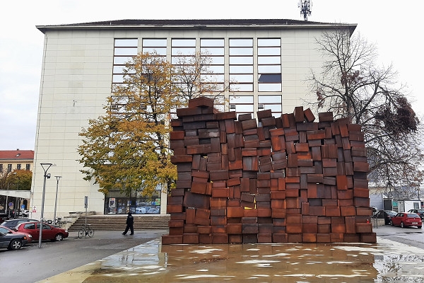 Zagreb, 2023, Ansicht des Denkmals, Stiftung Denkmal