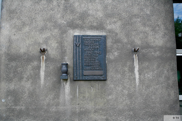 Świętochłowice, 2006, Die 1970 angebrachte Gedenktafel an die Opfer des Lagers Eintrachthütte, Tiergarten4Association e.V.