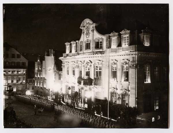 Schwäbisch Hall, 1935, Kundgebung zum 1. Mai auf dem Haller Marktplatz, Stadtarchiv Schwäbisch Hall