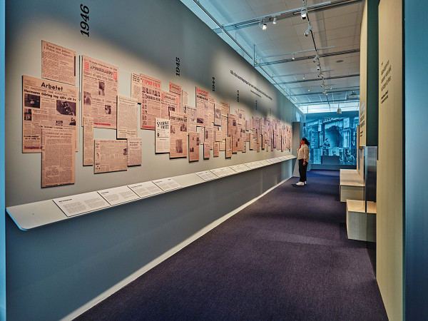 Stockholm, 2023, Ein Blick in die Ausstellung, Sveriges museum om Förintelsen / Ola Myrin