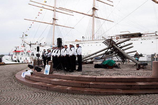 Göteborg, 2015, Einweihung des Denkmals am neuen Standort am schwedischen Nationalfeiertag, Wikimedia Commons / Jonas Forslind
