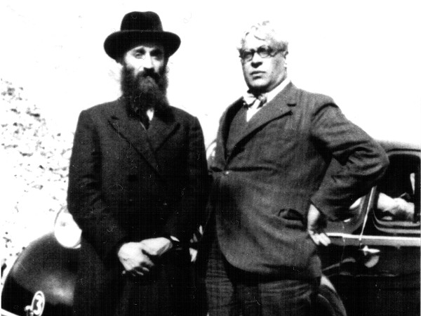 Frankreich/Portugal, 1940/41, Aristides de Sousa Mendes mit Rabbiner Chaim Kruger, Comité Sousa Mendes - Famille de Sousa Mendes