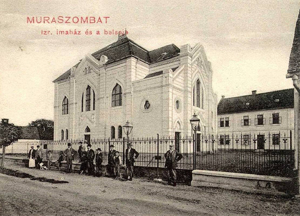 Murska Sobota, o.D., Ansichtskarte der Synagoge von Murska Sobota, Wikimedia Commons