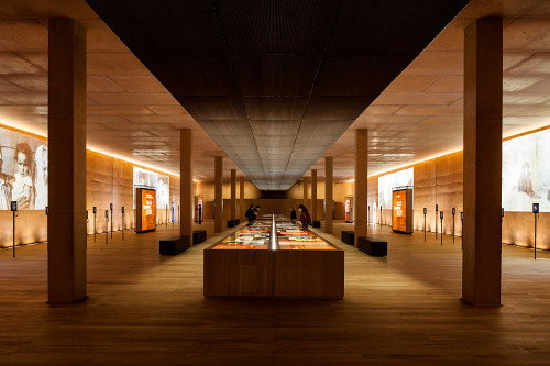 Rivesaltes, 2015, Blick in die Dauerausstellung, Mémorial du Camp de Rivesaltes, Kevin Dolmaire