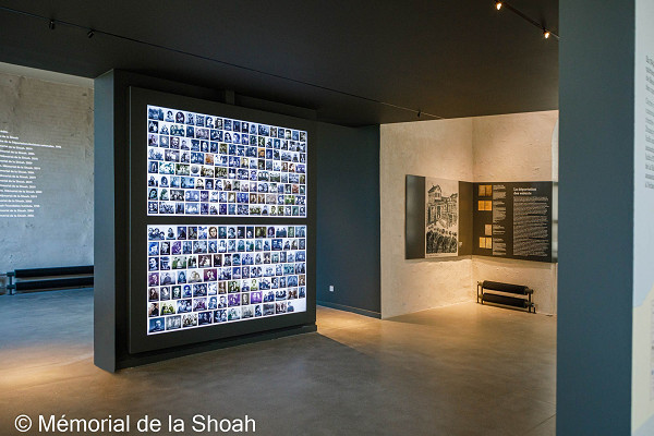 Pithiviers, 2024, Blick in die Dauerausstellung 1, Nadia Haddad / Mémorial de la Shoah