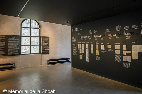 Pithiviers, 2024, Blick in die Dauerausstellung 3, Nadia Haddad / Mémorial de la Shoah