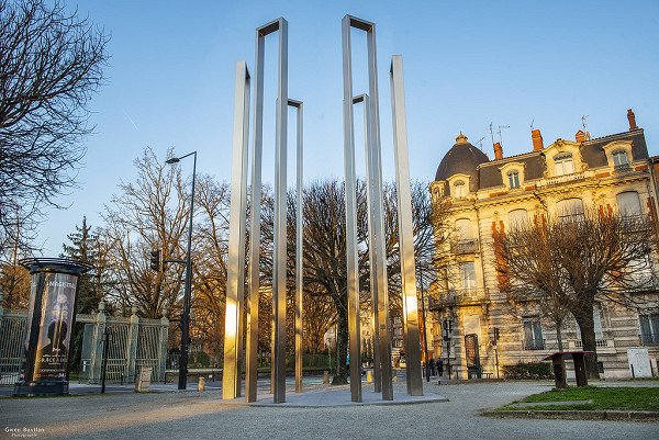 Toulouse, 2019, Ansicht des Shoah-Denkmals von Toulouse 1, Gwen Bovilan