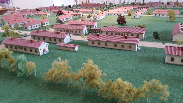 Portet-sur-Garonne, 2022, Modell des Lagers Récébédou, Mairie de Portet-sur-Garonne