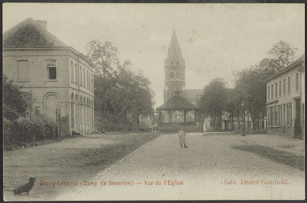 Leopoldsburg, o.D., Historische Postkarte, Désiré Gotthold / KU Leuven Libraries, GP121199, gemeinfrei