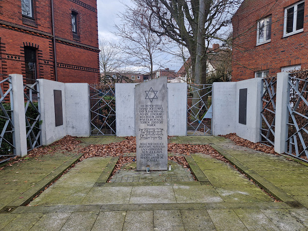Lüneburg, 2026, Gedenkstein für die ehemalige Synagoge, Stiftung Denkmal