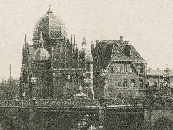 Lüneburg, 1919, Die 1894 eingeweihte Synagoge, gemeinfrei