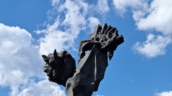 Kischinau, 2026, Detailansicht des »Denkmals für die Opfer des Faschismus«, Stiftung Denkmal