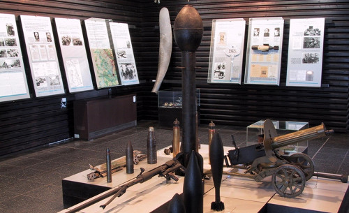 Seelow, o.D., Ausstellung in der Gedenkstätte, Gedenkstätte Seelower Höhen