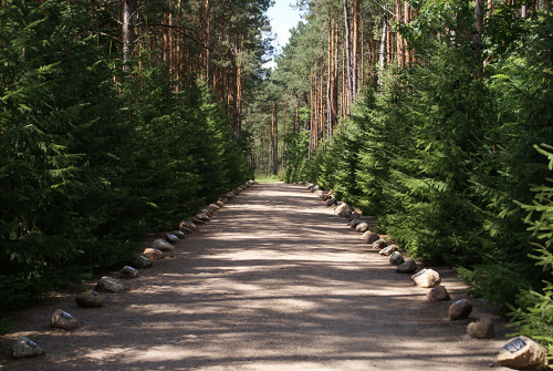Sobibor, 2009, Die inzwischen beseitigte Gedenkallee, Thorbjörn Hoverberg