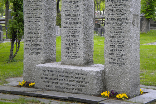 Trondheim, 2010, Widmung auf dem Denkmal, Lise Utne