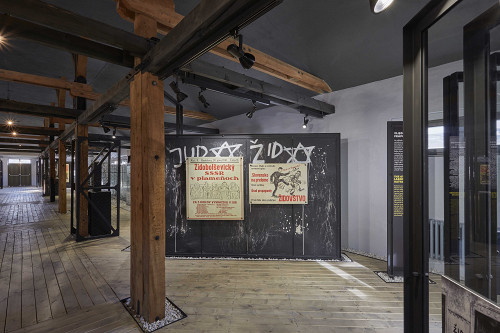 Sered, 2016, Blick in die Ausstellung, Múzeum holokaustu v Seredi