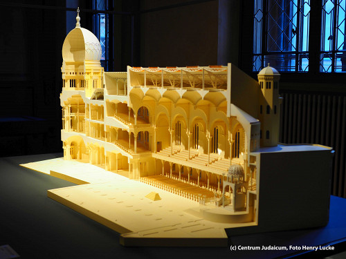 Berlin, 2018, Modell der Neuen Synagoge, Stiftung Neue Synagoge Berlin – Centrum Judaicum, Henry Lucke 