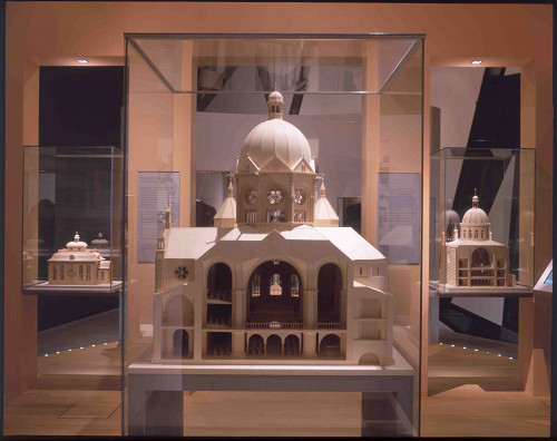 Berlin, 2001, Modell der Synagoge Glockengasse in Köln, Jüdisches Museum Berlin, Marion Roßner